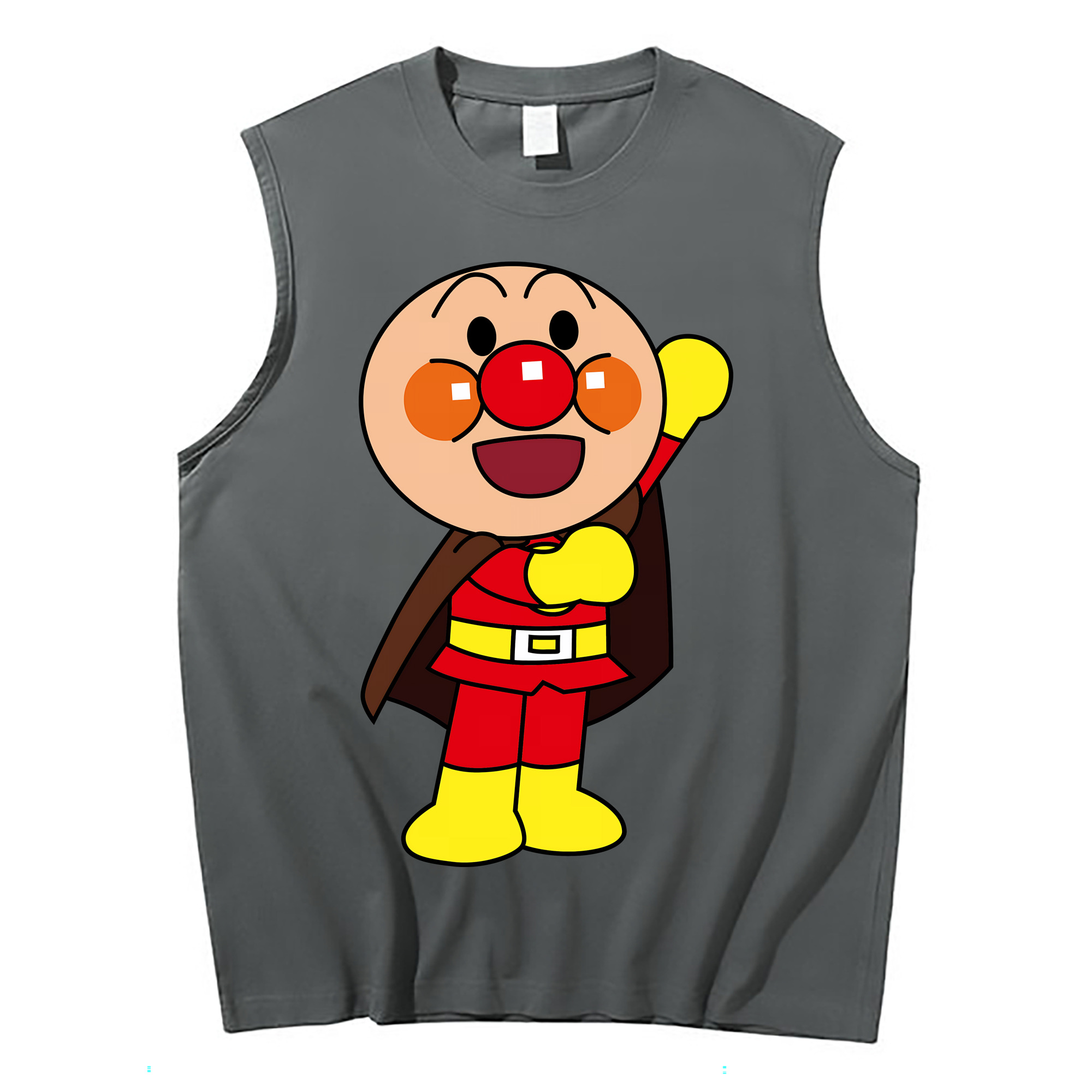 （画像用） アンパンマン Anpanman コットン100％タンクトップ（フロントプリント）